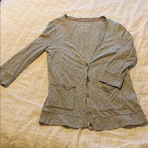 Aeropostale grey cardigan